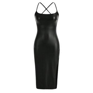 Elegant Black Midi Dress